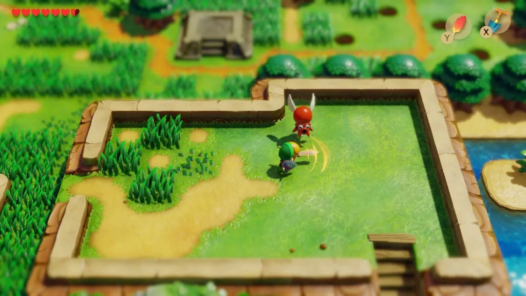 اسکرین شات گیم پلی بازی The Legend of Zelda: Link’s Awakening شماره 1 برای نینتندو سوییچ