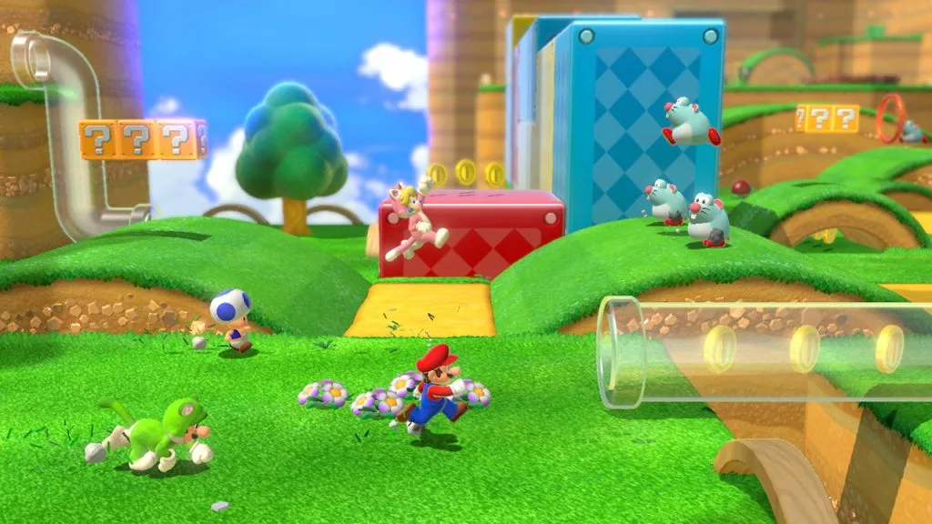 اسکرین شات گیم پلی بازی Super Mario 3D World + Bowser’s Fury شماره 3 برای نینتندو سوییچ