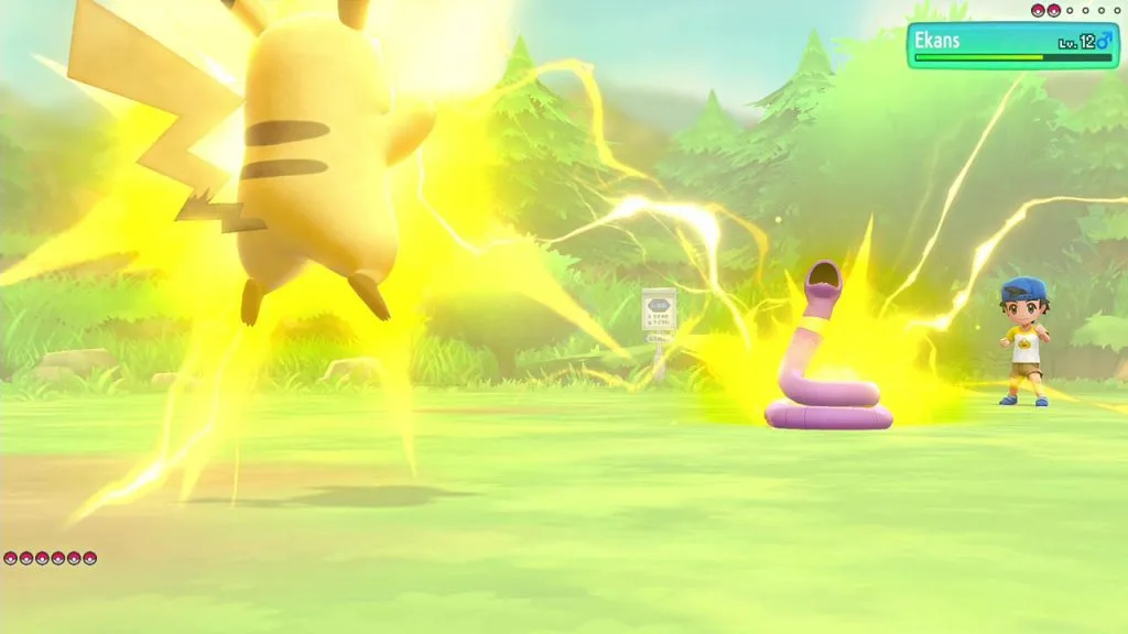 اسکرین شات گیم پلی بازی Pokemon Let's Go Pikachu شماره 3 برای نینتندو سوییچ
