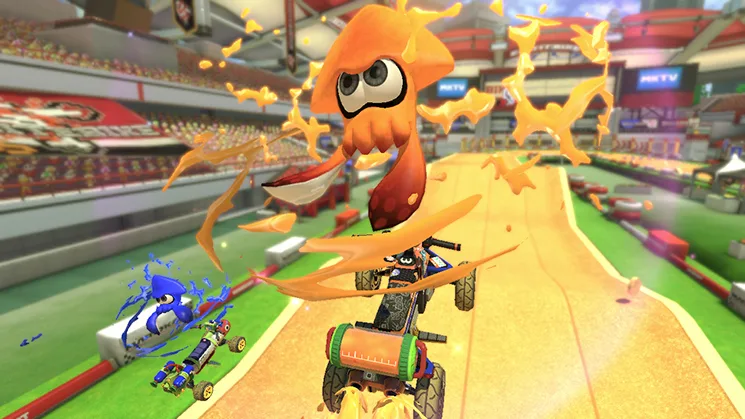 اسکرین شات گیم پلی بازی Mario Kart 8 Deluxe شماره 3 برای نینتندو سوییچ