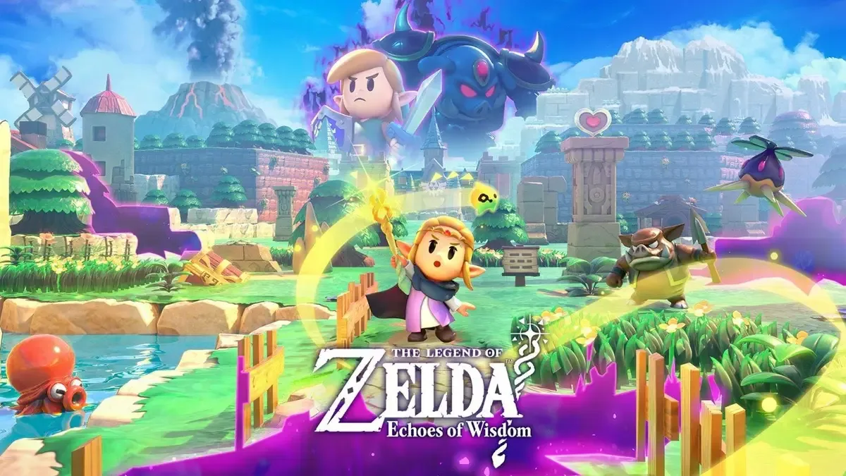 اسکرین شات گیم پلی بازی The Legend of Zelda: Echoes of Wisdom شماره 1 برای نینتندو سوییچ