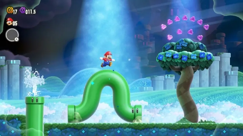 اسکرین شات گیم پلی بازی Super Mario Bros. Wonder شماره 1 برای نینتندو سوییچ