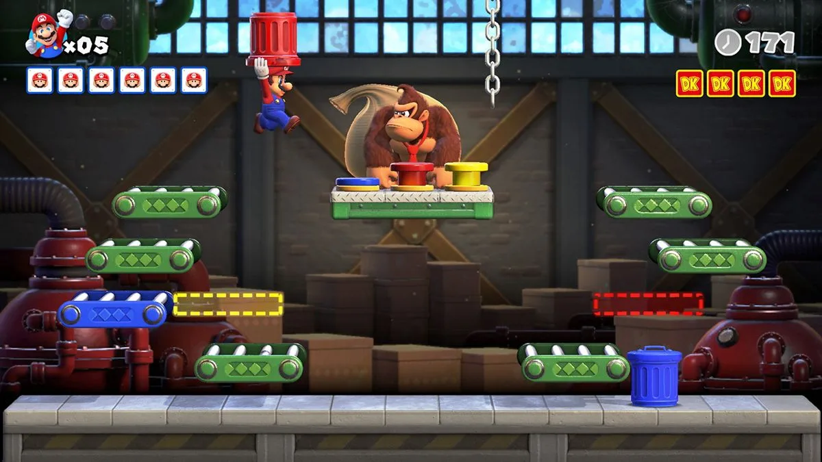 اسکرین شات گیم پلی بازی Mario vs. Donkey شماره 4 برای نینتندو سوییچ