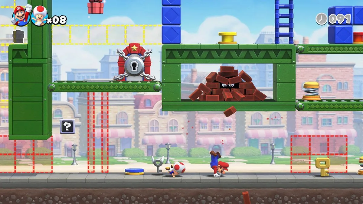 اسکرین شات گیم پلی بازی Mario vs. Donkey شماره 3 برای نینتندو سوییچ