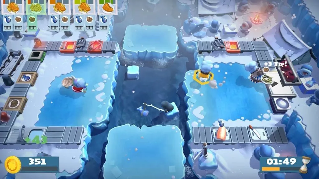 اسکرین شات گیم پلی بازی Overcooked! All You Can Eat شماره 3 برای نینتندو سوییچ
