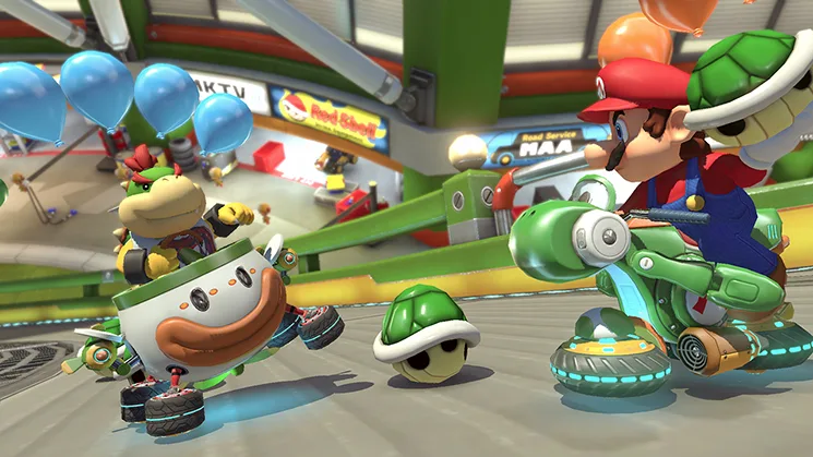 اسکرین شات گیم پلی بازی Mario Kart 8 Deluxe شماره 1 برای نینتندو سوییچ