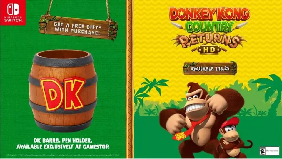 اسکرین شات گیم پلی بازی Donkey Kong Country Returns HD شماره 1 برای نینتندو سوییچ