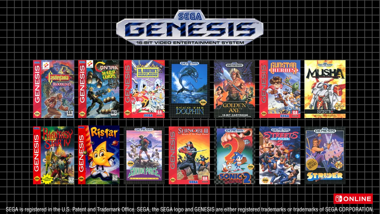 اسکرین شات گیم پلی بازی Sega Genesis / Mega Drive: Nintendo Switch Online (NSO) شماره 1 برای نینتندو سوییچ