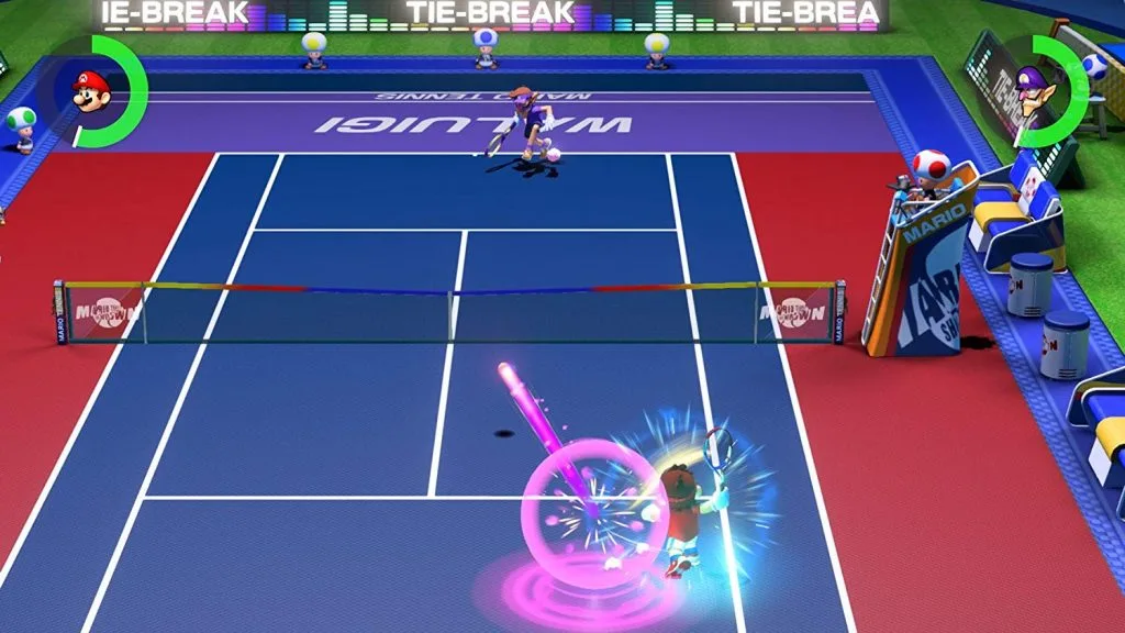 اسکرین شات گیم پلی بازی Mario Tennis Aces شماره 3 برای نینتندو سوییچ