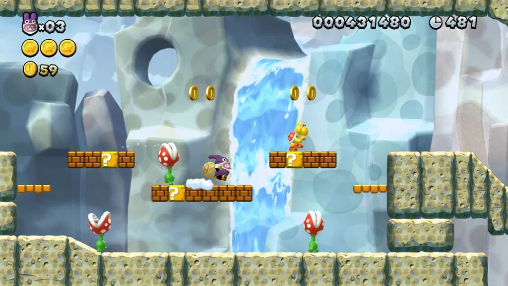 اسکرین شات گیم پلی بازی New Super Mario Bros. U Deluxe شماره 3 برای نینتندو سوییچ