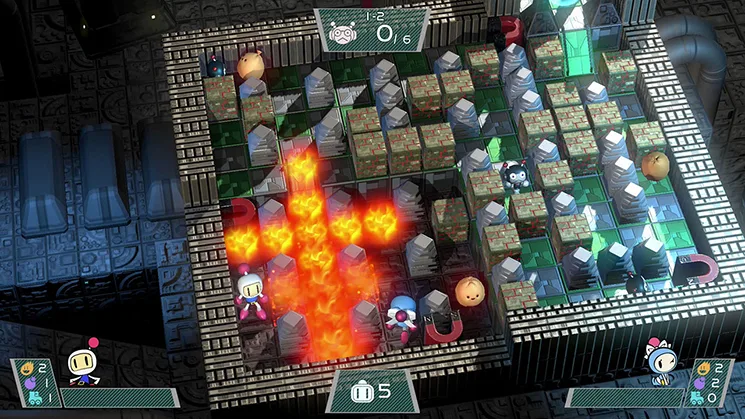 اسکرین شات گیم پلی بازی Super Bomberman R شماره 1 برای نینتندو سوییچ