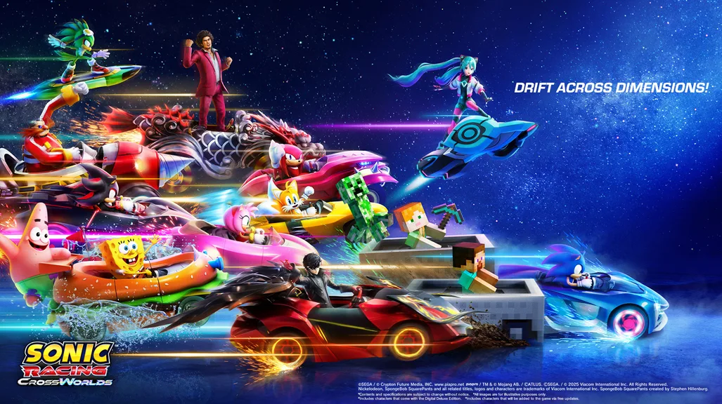 اسکرین شات گیم پلی بازی Sonic Racing: CrossWorlds - Mega Man شماره 2 برای نینتندو سوییچ