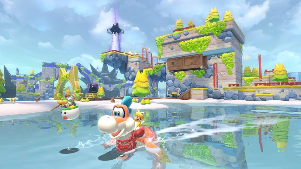 اسکرین شات گیم پلی بازی Super Mario 3D World + Bowser’s Fury شماره 1 برای نینتندو سوییچ