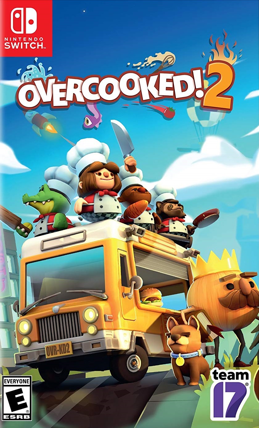کاور رسمی دانلود بازی Overcooked 2 نینتندو سوییچ