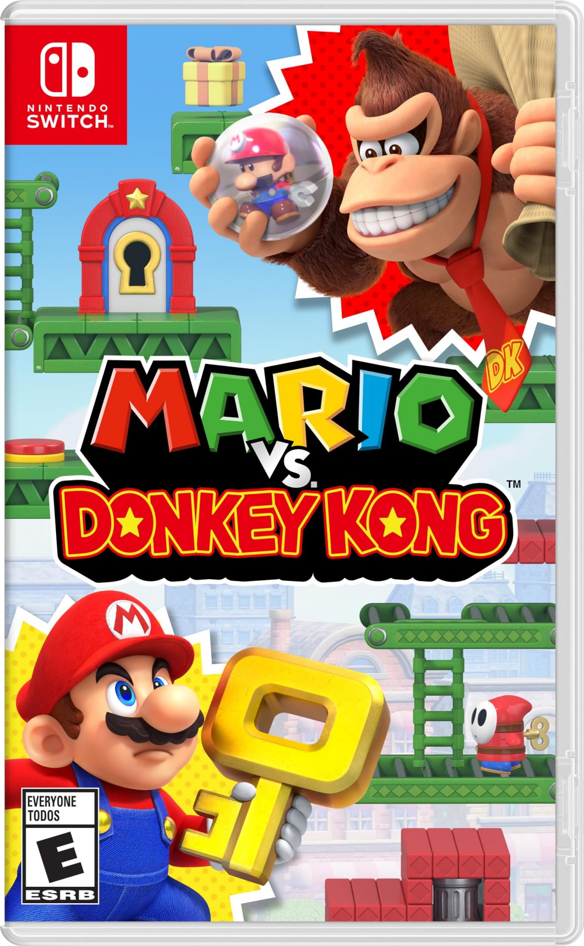 کاور رسمی دانلود بازی Mario vs. Donkey نینتندو سوییچ